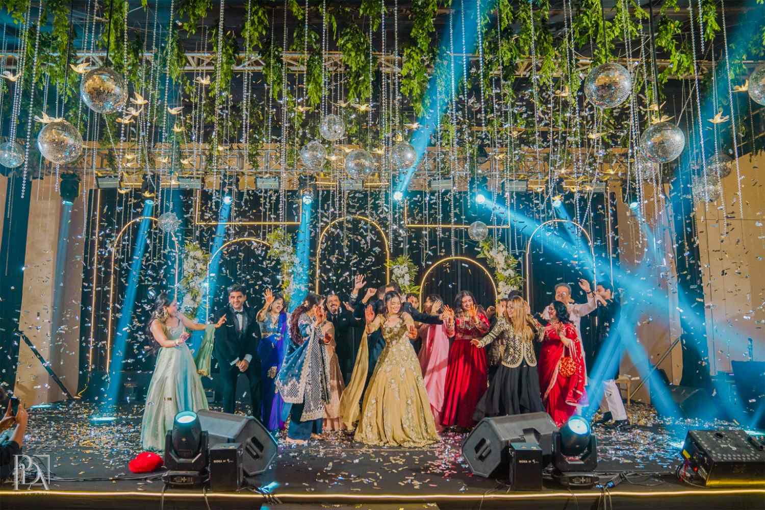 Wedding ceremony flower arrangements